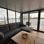 Innenansicht vom Hausboot Seeblick